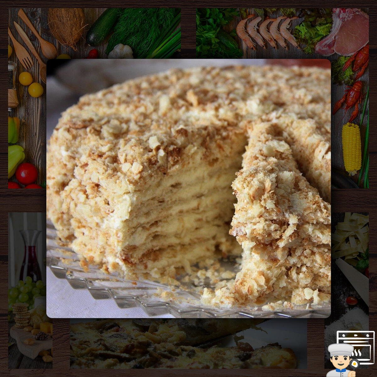 Домашний торт без выпечки