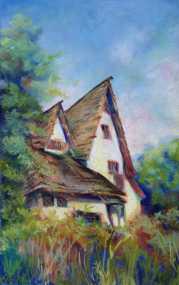 Gingerbread House, Beverly Hills. Soft pastel