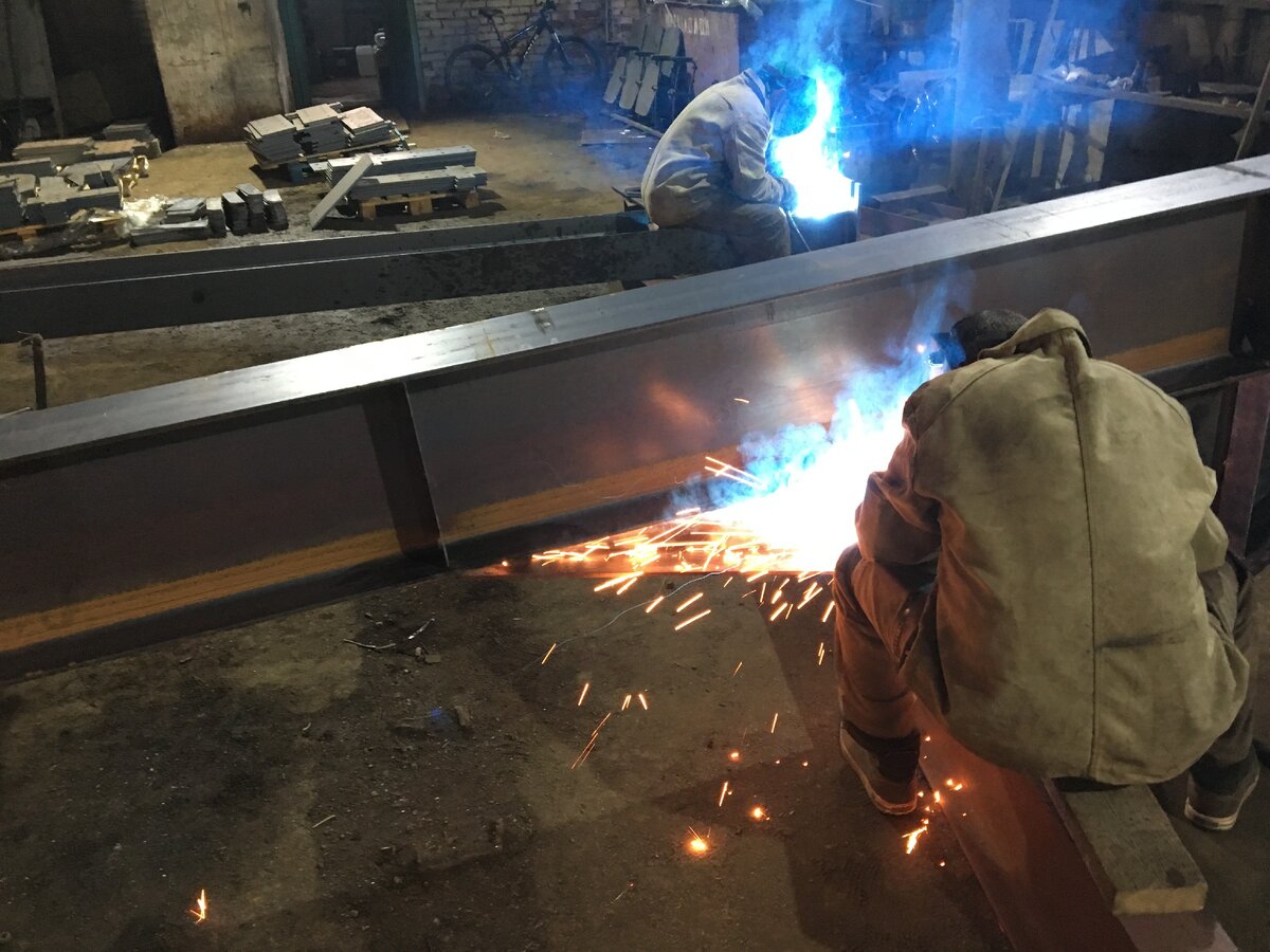 Наше производство по изготовлению металлоконструкций 