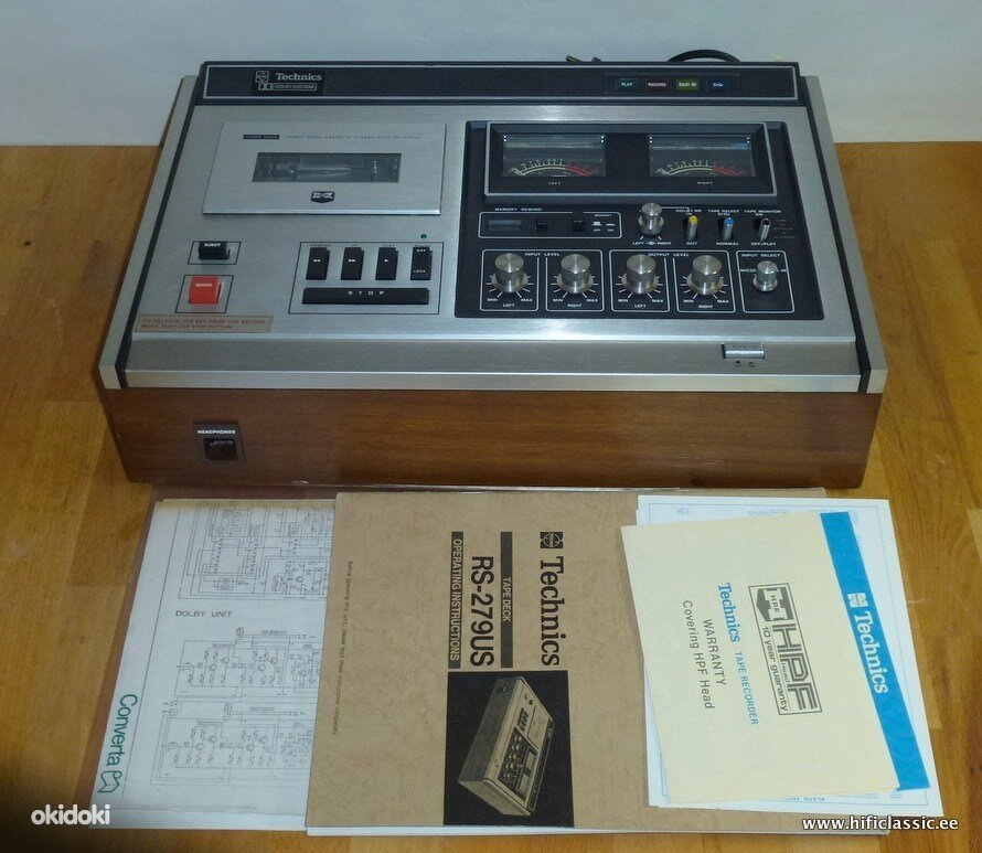 Technics RS-279 US, одна из лучших топовых кассетных дек, 1973 год ...
