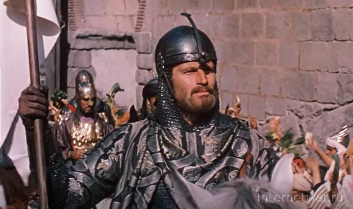 Эль Сид ближе к финалу фильма. Кстати, этот же образ прекрасно подходит, скажем, Дмитрию Пожарскому или Дмитрию Донскому