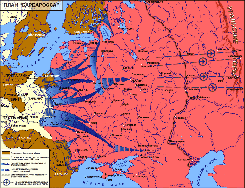 План по захвату СССР "Барбаросса"