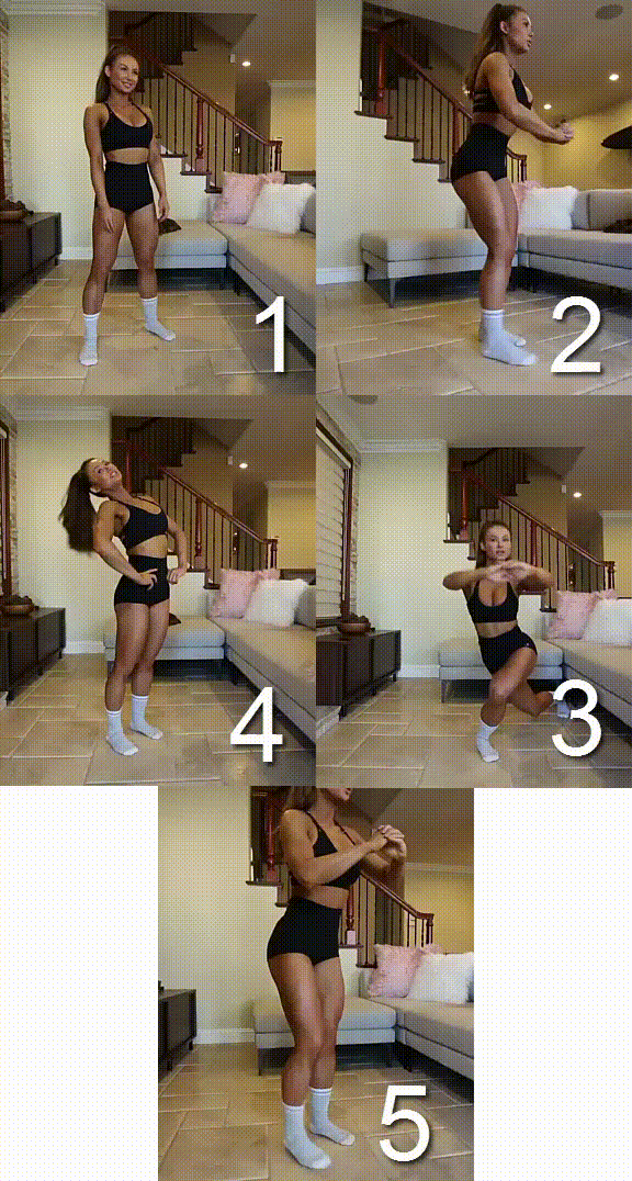 5 упражнений на ягодицы дома.