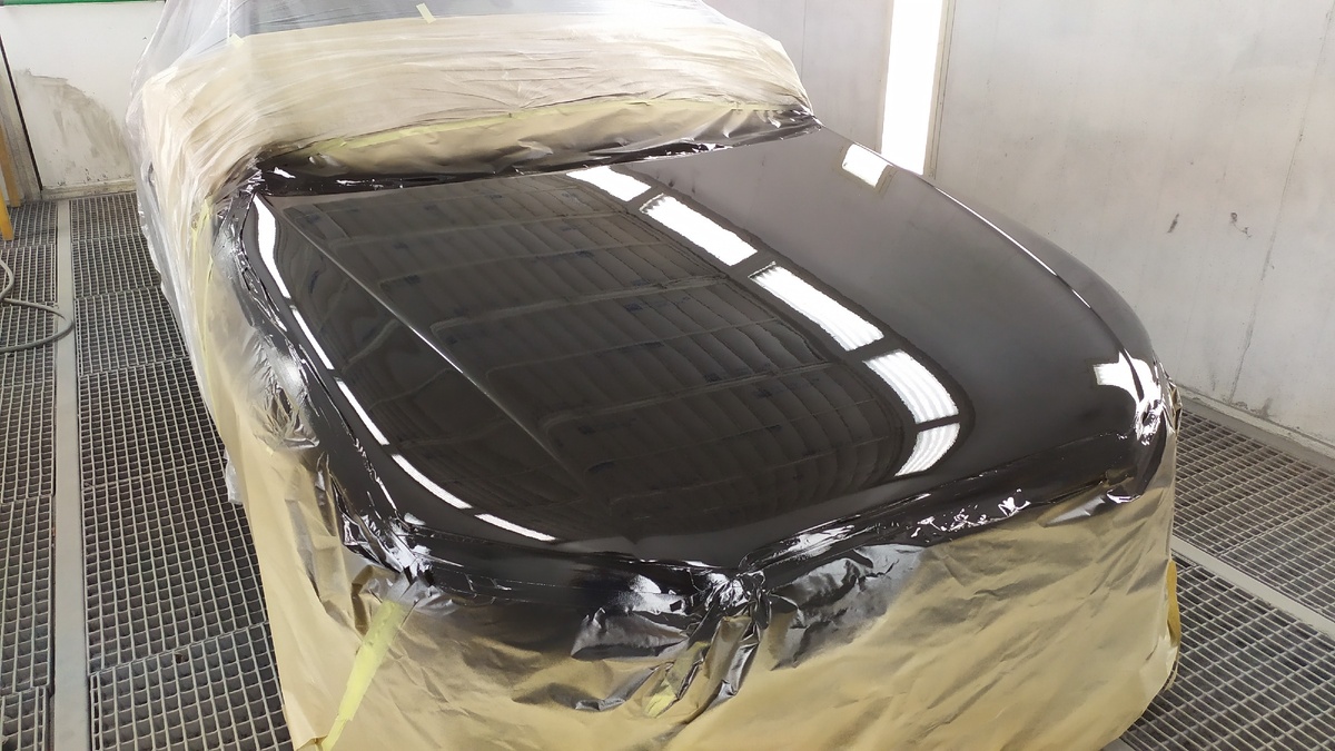 Результат покраски после полной сушки