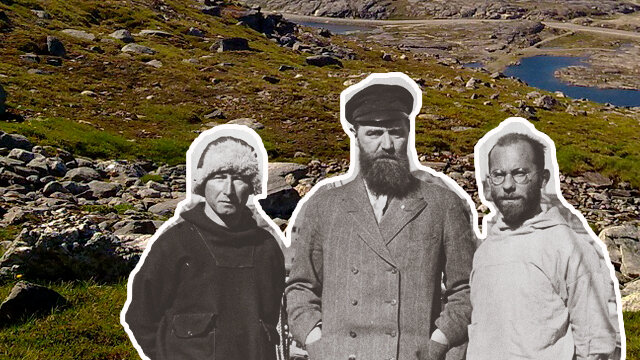 Петер Фройхен в экспедиции в Гренландии 