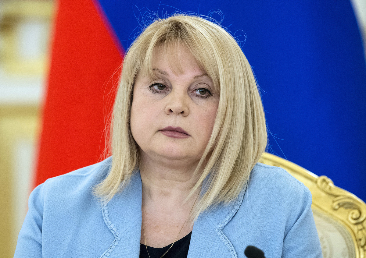 Глава Центральной избирательной комиссии Э. Памфилова. 