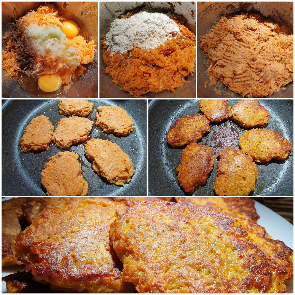 Оладьи из батата