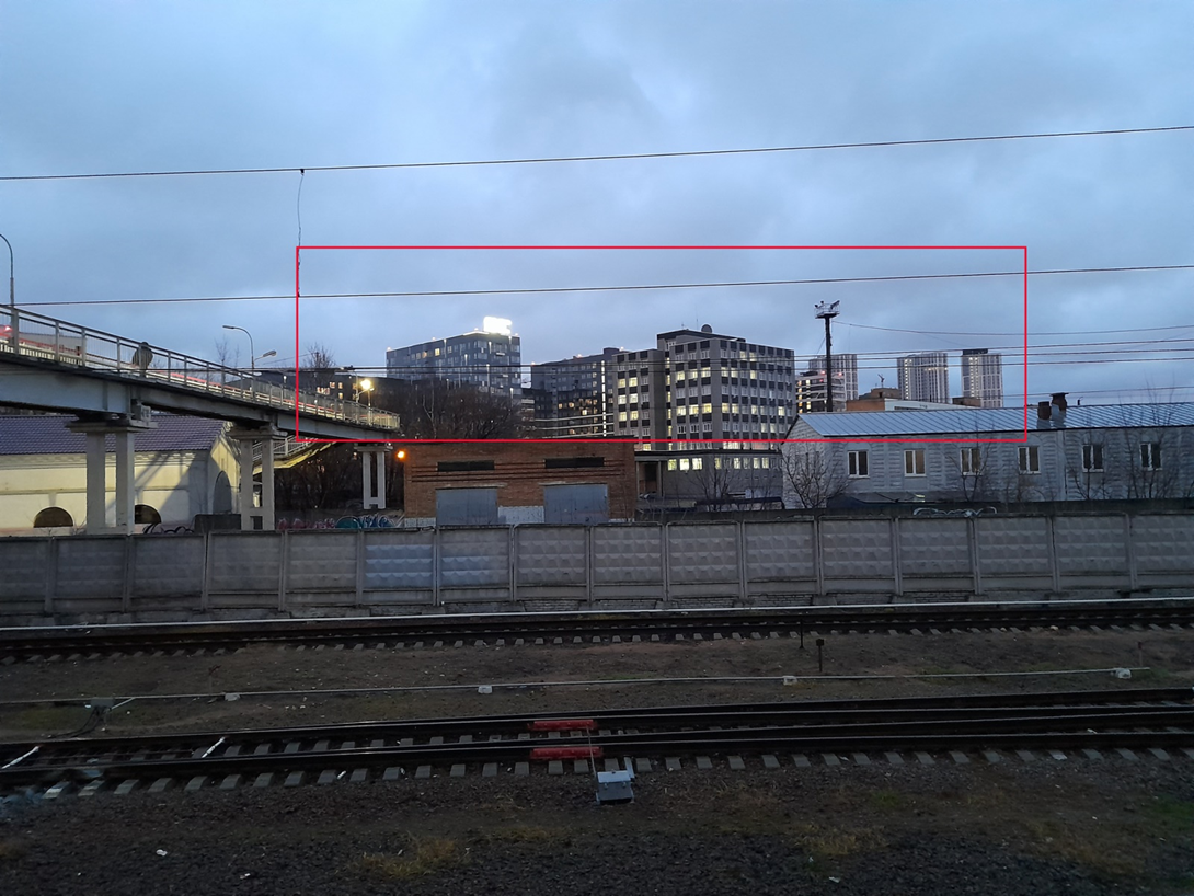 Вид на территорию завода со стороны Платформы Москва-Товарная.