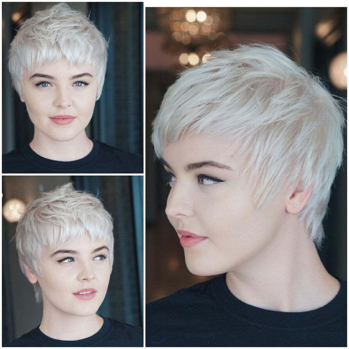 Равномерная стрижка подходит при скошенной макушке, но длину волос в этой зоне нельзя выстригать.