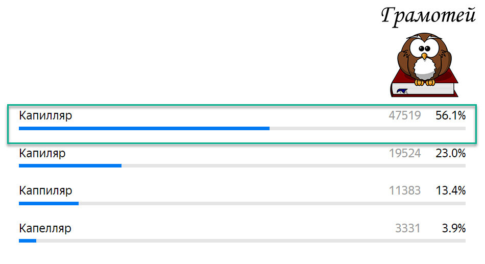 Пиши правильно: Капилляр. Фото автора