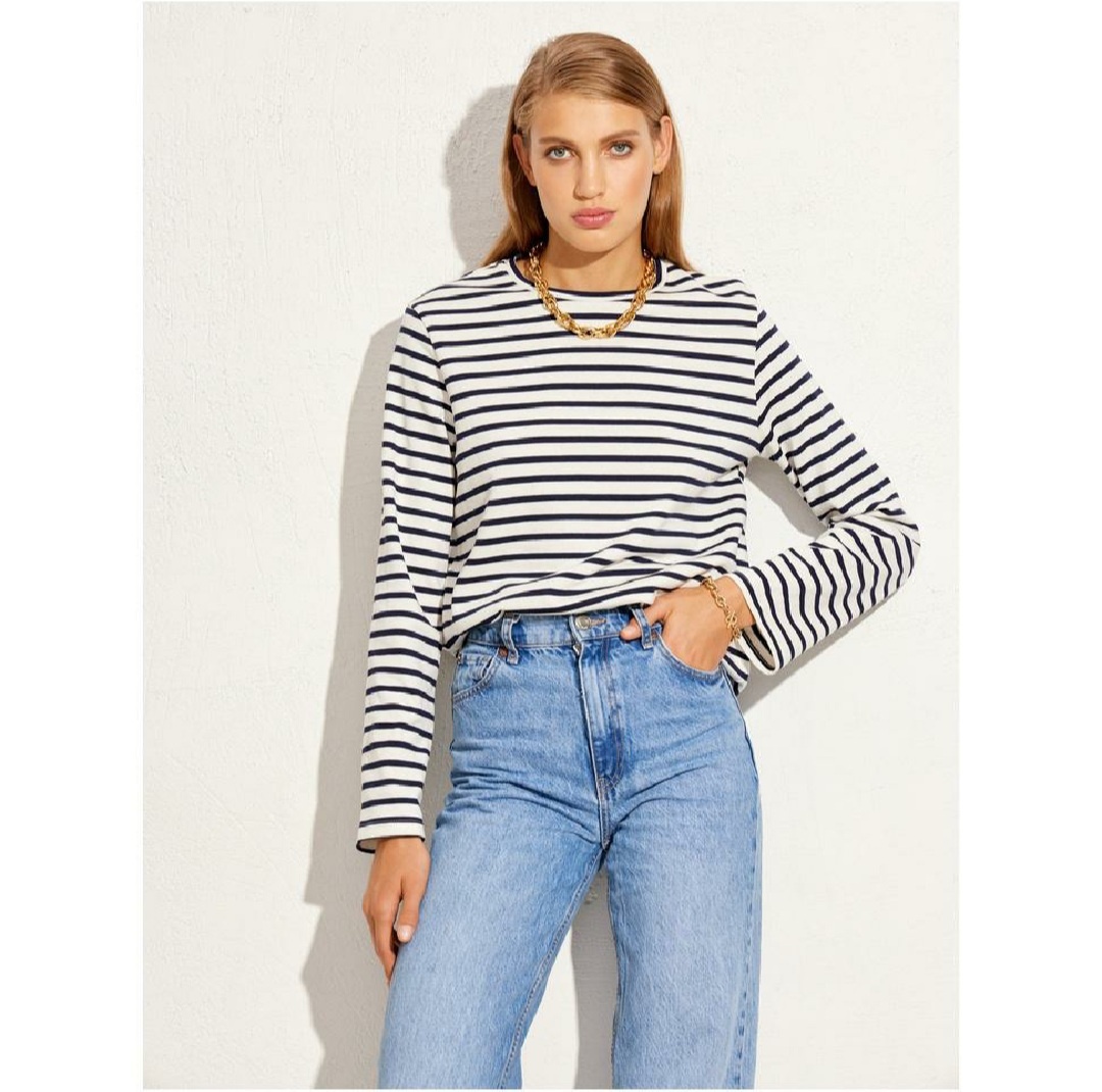 Selfmade Лонгслив в бретонскую полоску 4390₽