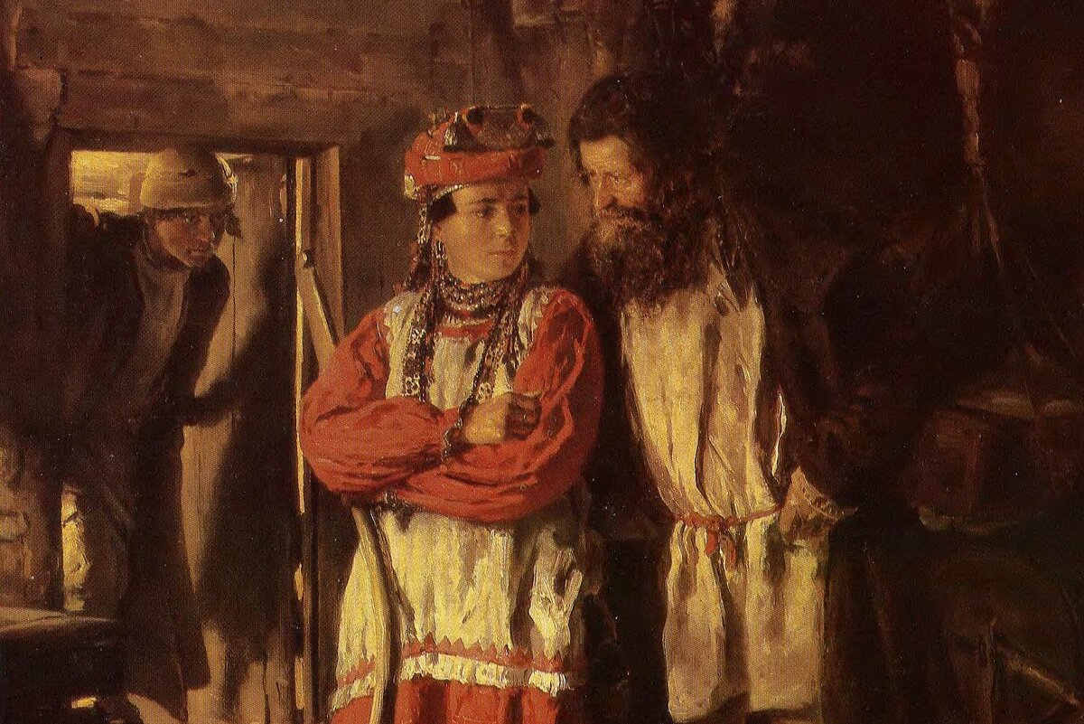 Владимир Егорович Маковский «Свекор», 1888 г.