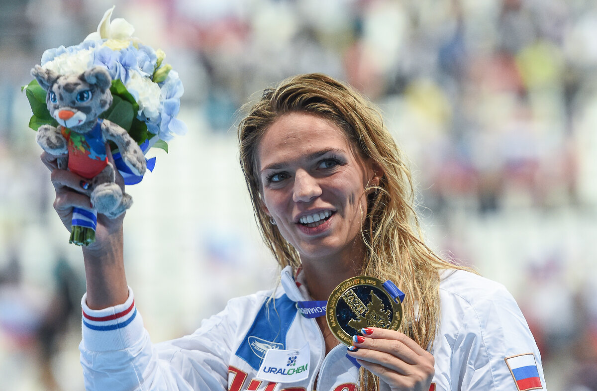 Юлия с медалью