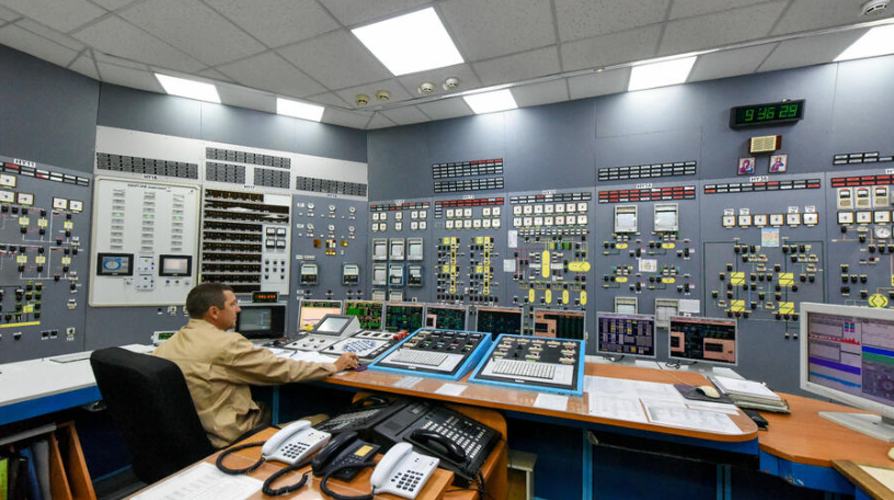 Центр управления Запорожской атомной электростанции.
Россия отключила крупнейшую в Европе атомную электростанцию от украинской сети и использует её в своих интересах © IMAGO/NurPhoto