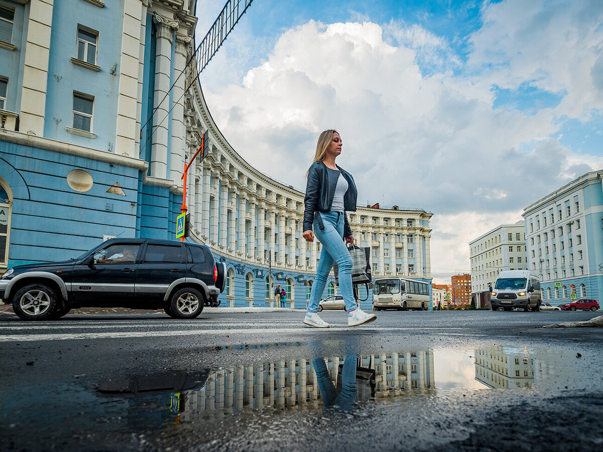 В центре Норильска. Павел Кузьмичев
