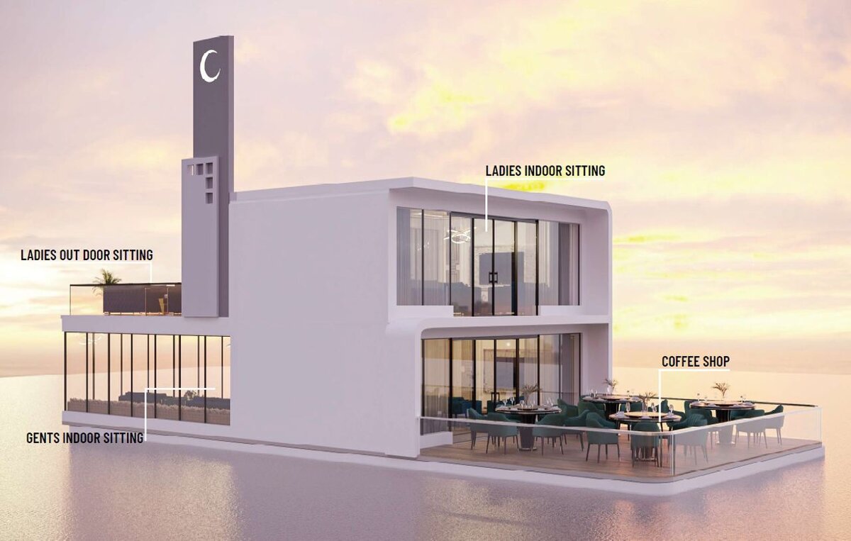 Купить квартиру в Дубае. Инвестиции в недвижимость. Плавучая мечеть к 2024 году. Услуги экспертов “ЧестнокофЪ” бесплатно. Тел: +971501580217