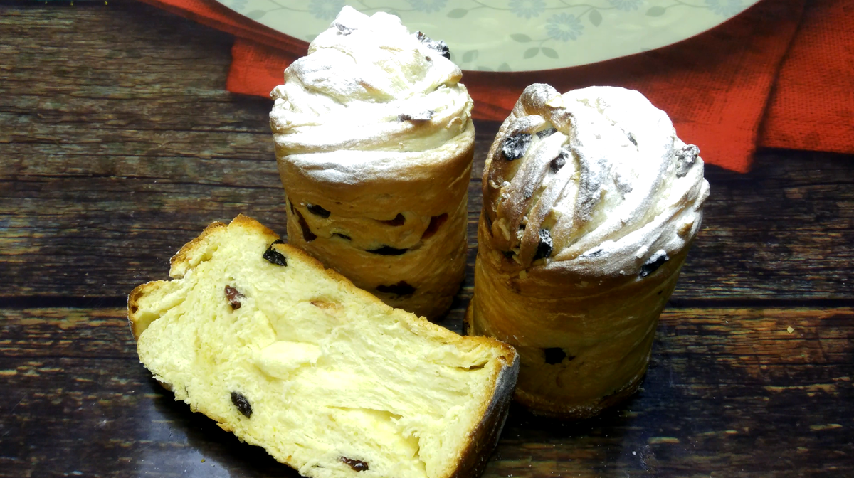 Кулич — краффин. Фото автора — Домовитая Хозяйка.