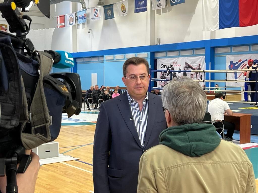 Учредитель компании Ребо Групп – Владимир Ребо дает интервью телеканалу “Санкт-Петербург”