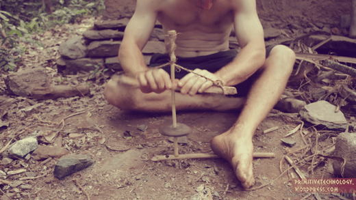 Так работает помповая дрель.