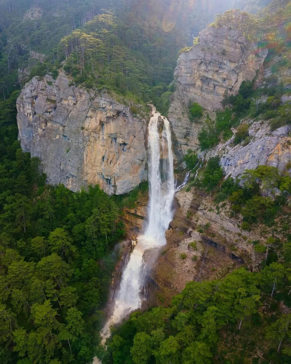 Водопад учан су в ялте фото