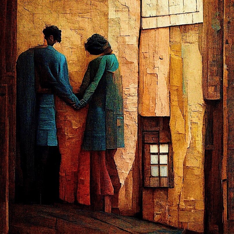 (Я описала нейросети Midjourney нашу квартиру, и вот как она её изобразила!)