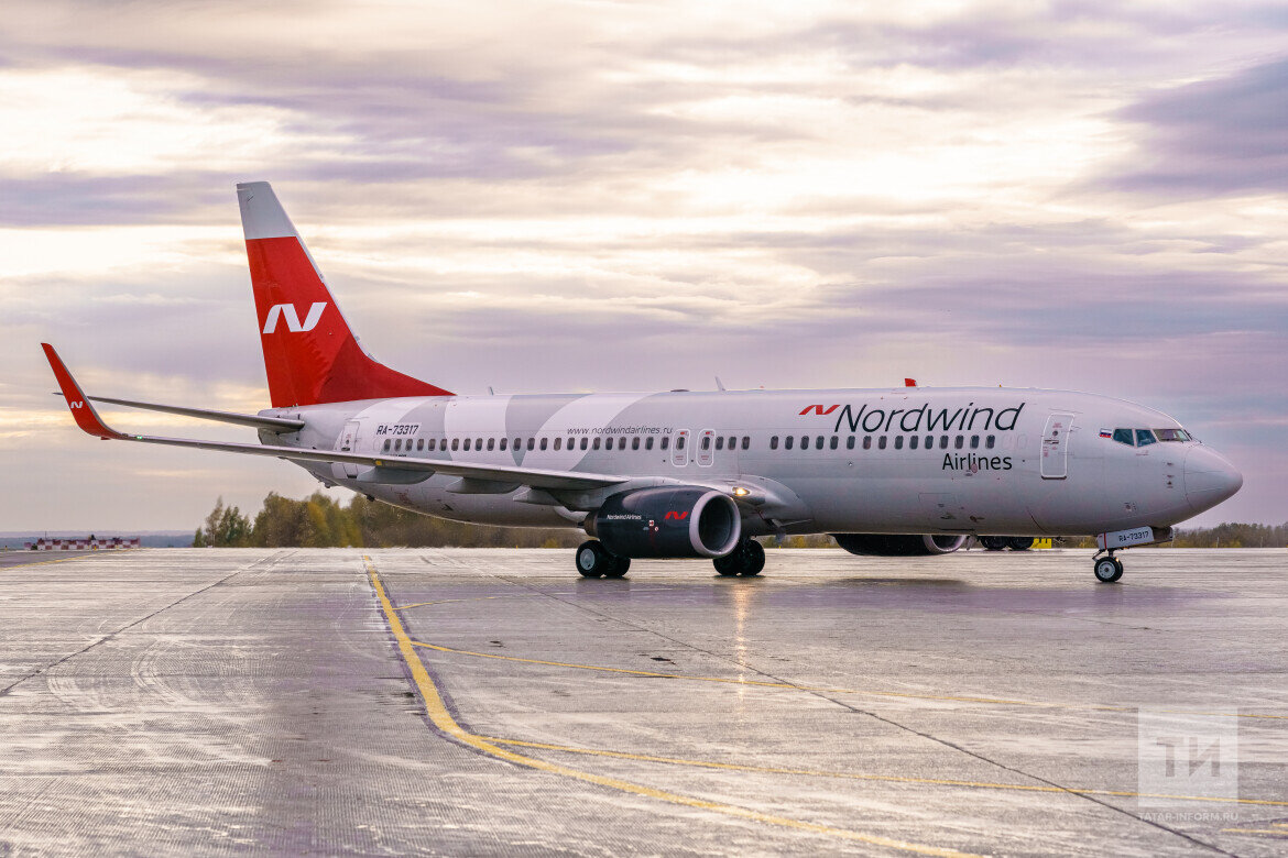 ​В рамках KazanForum авиакомпания Nordwind ввела дополнительный рейс Москва — Казань — Москва на 19 мая. Фото: © Салават Камалетдинов / «Татар-информ»