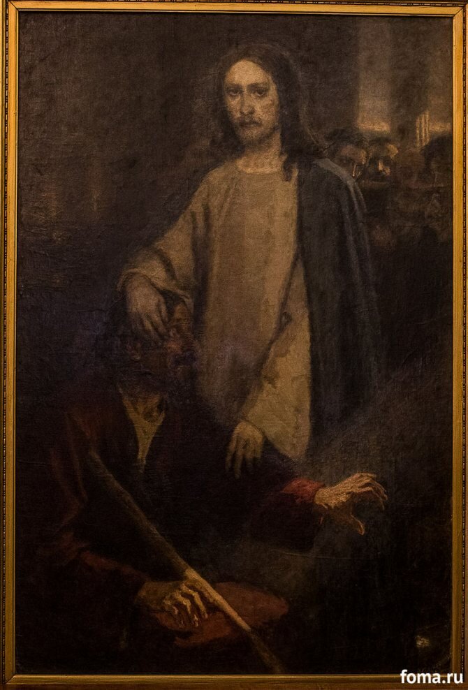 В.И.Суриков "Исцеление слепорожденного", 1888г., Церковно-археологический кабинет Московской Духовной Академии