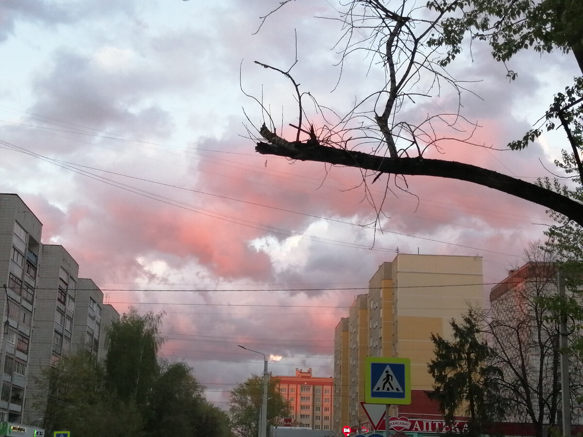 Закат над Костромой