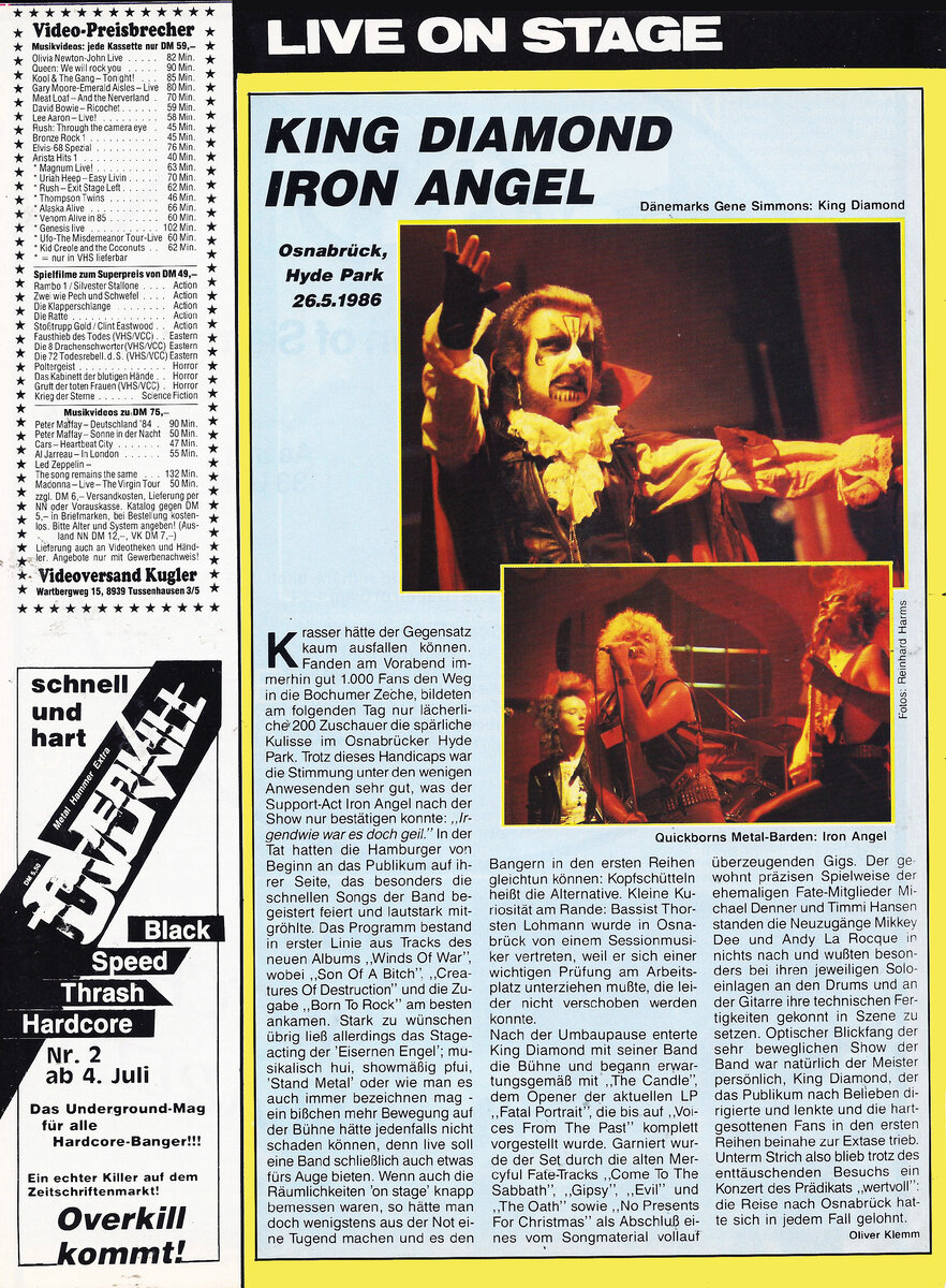 Страница журнала Metal Hammer