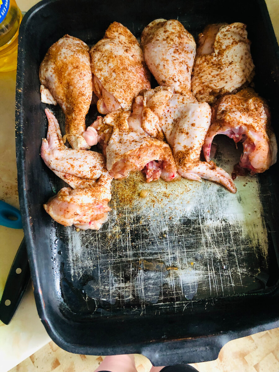 Курица в противен 