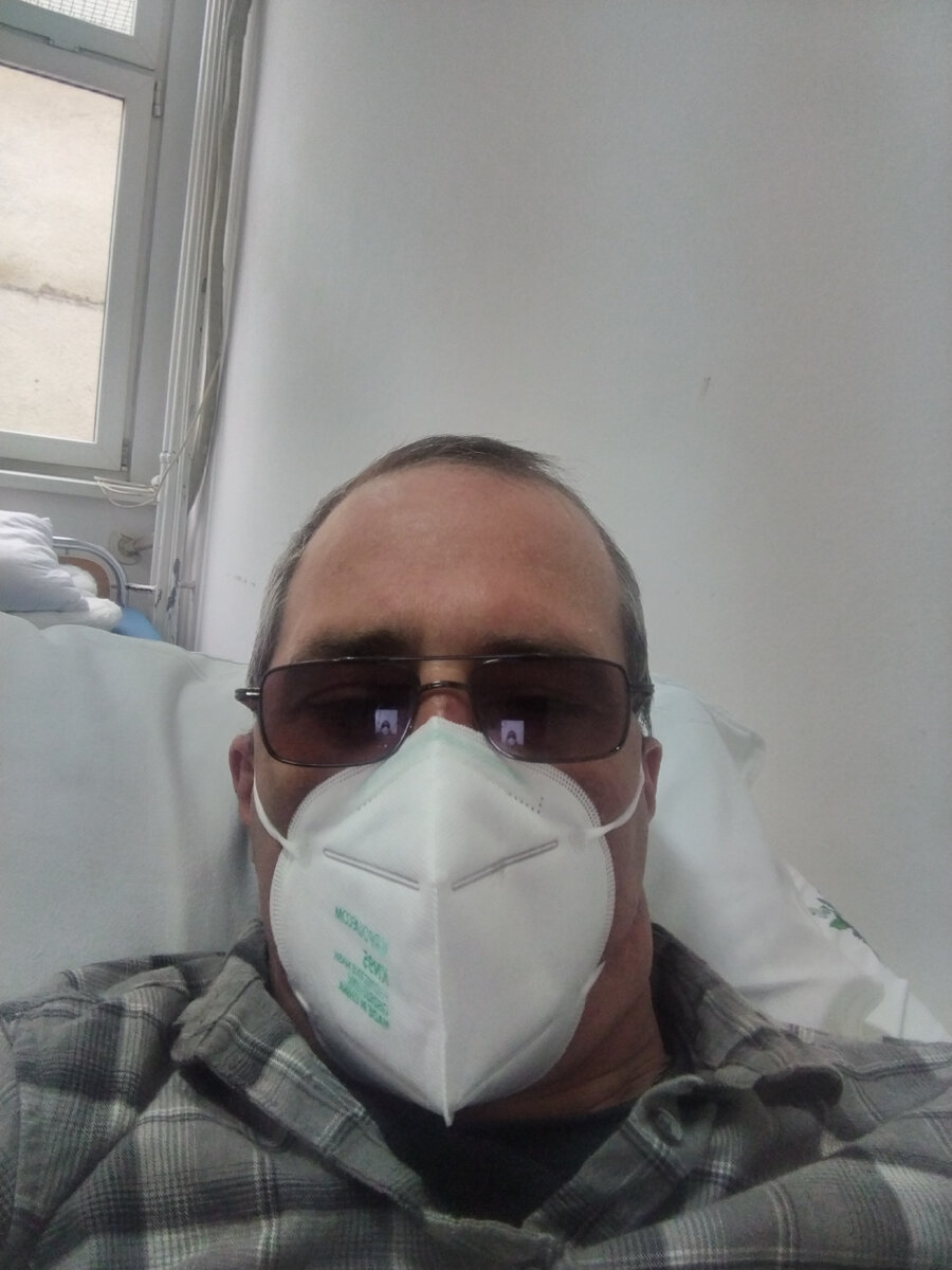 Палыч под капельницей