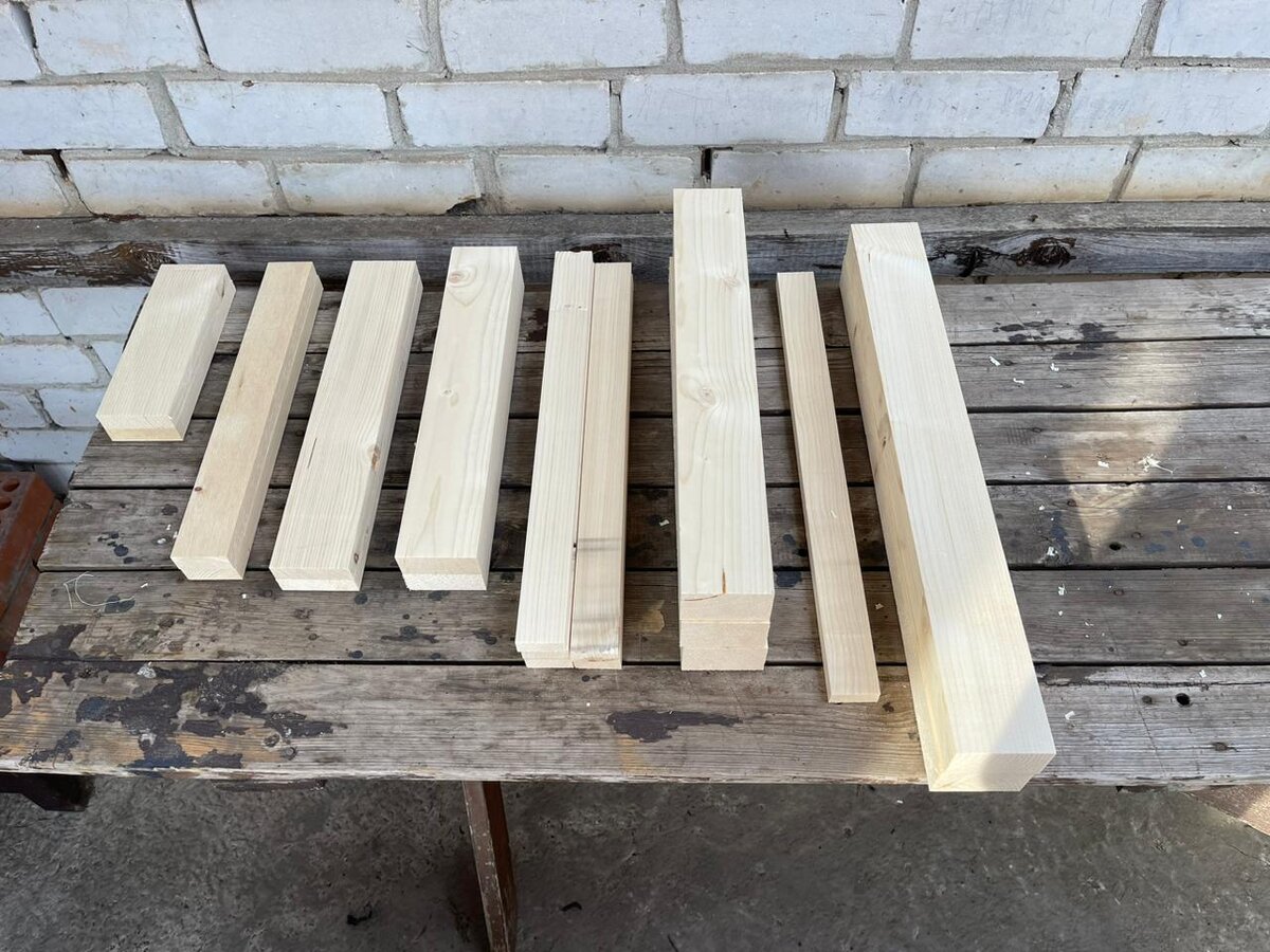 Дощечки по размерам