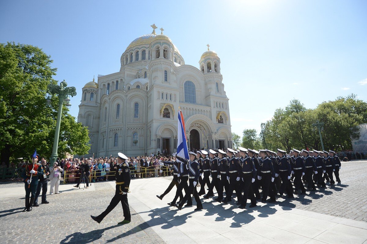 Освящение восстановленного Николевского Кронштадтского Морского собора 28 мая 2013 г. Автор: Сергей Власов/Пресс-служба патриарха Московского и всея Руси