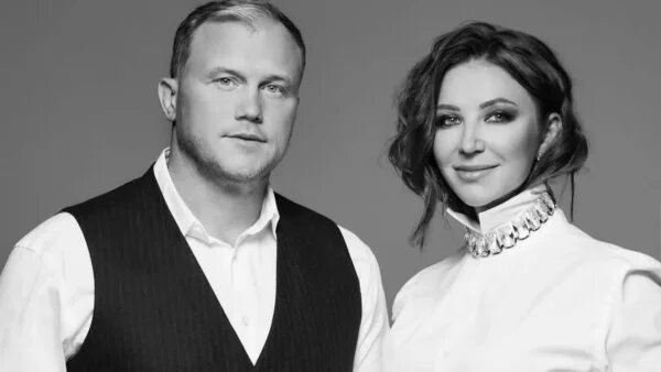    Елена Блиновская с мужем. Фото: ТВЦ