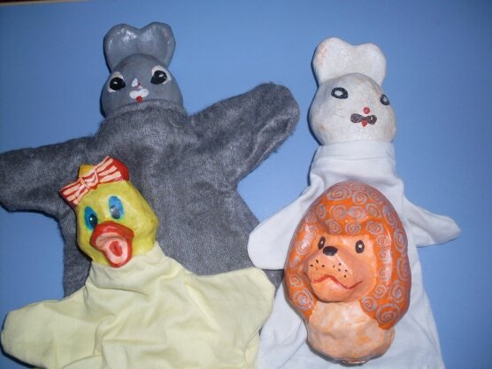 Фото с ресурса: maam.ru. Кукольный театр из папье-маше.