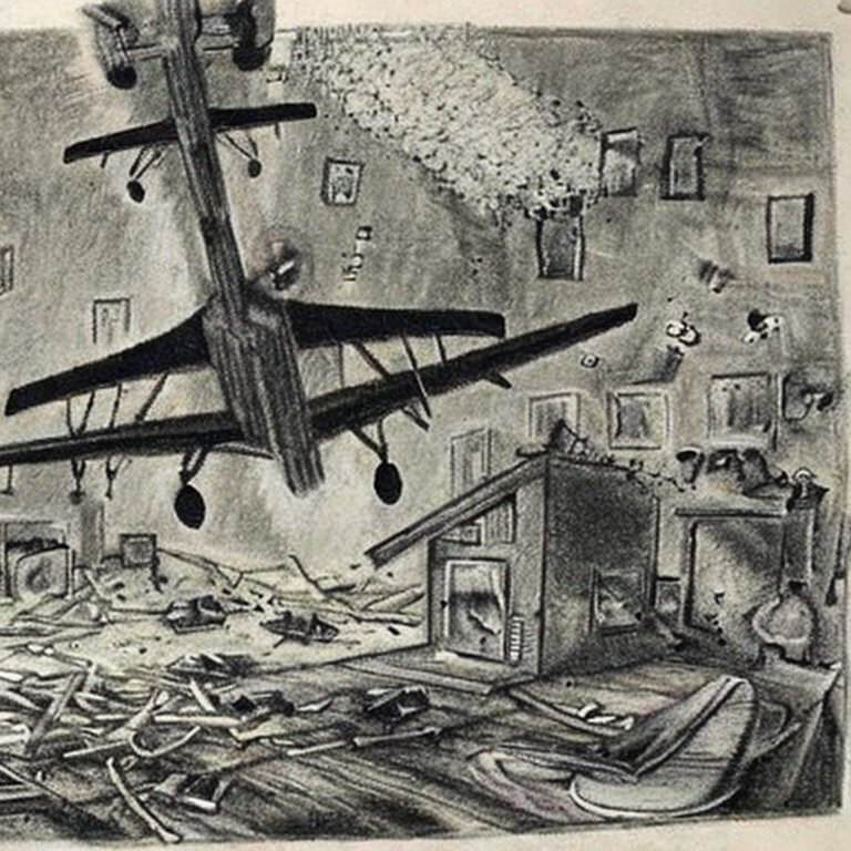 Ковровое бомбометание дома