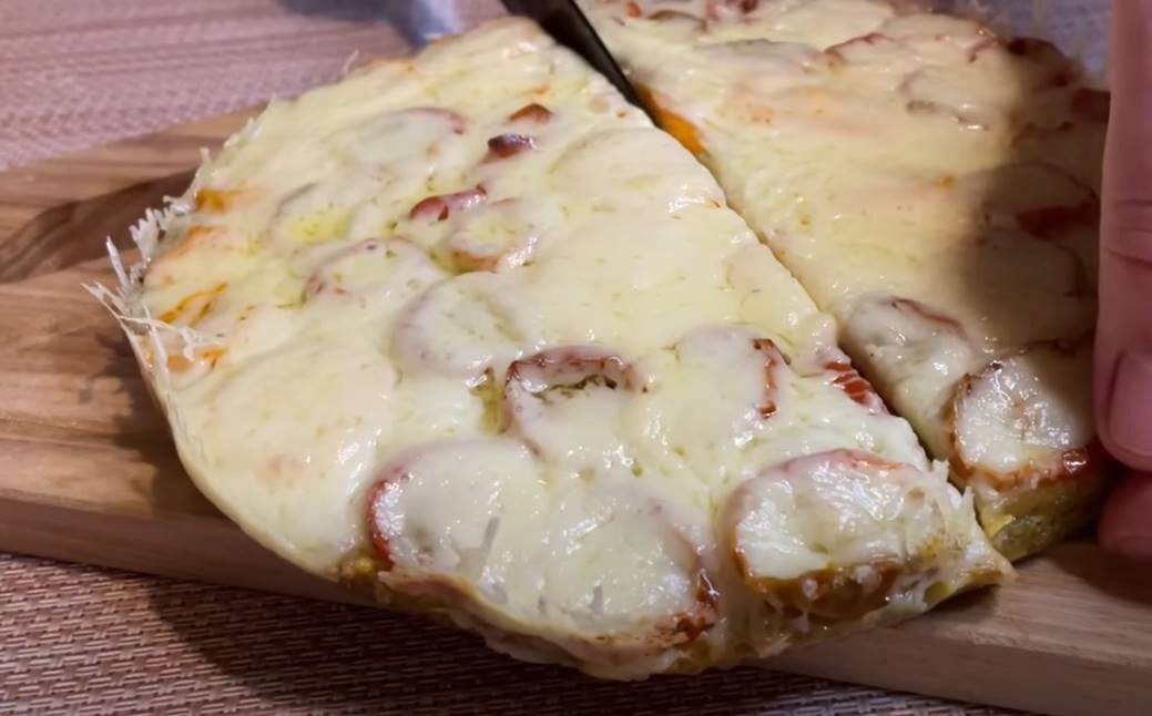 Вот такая пицца получилась у нас.