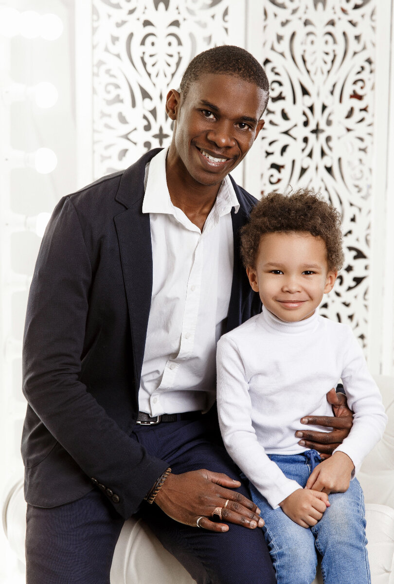 Avec son papa