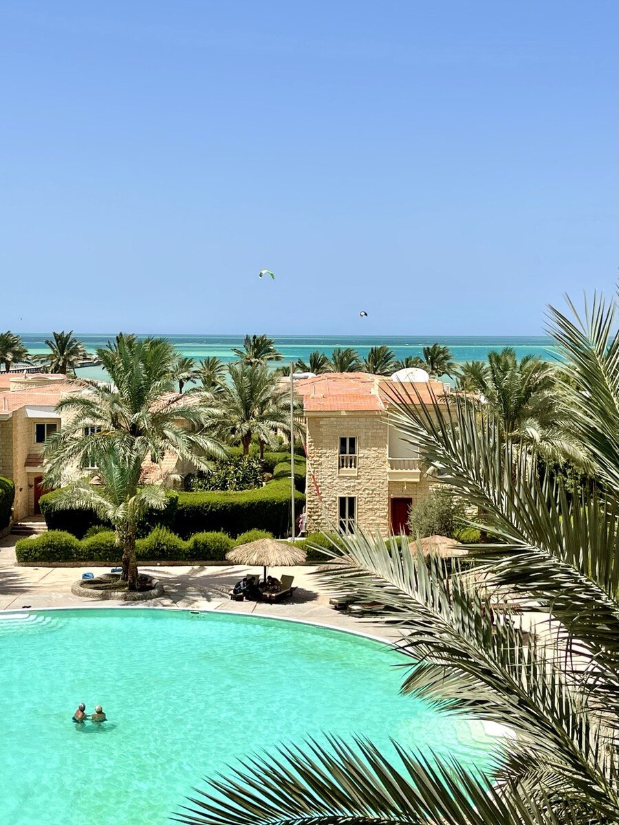 Вид из квартиры компаунда Palma Resort