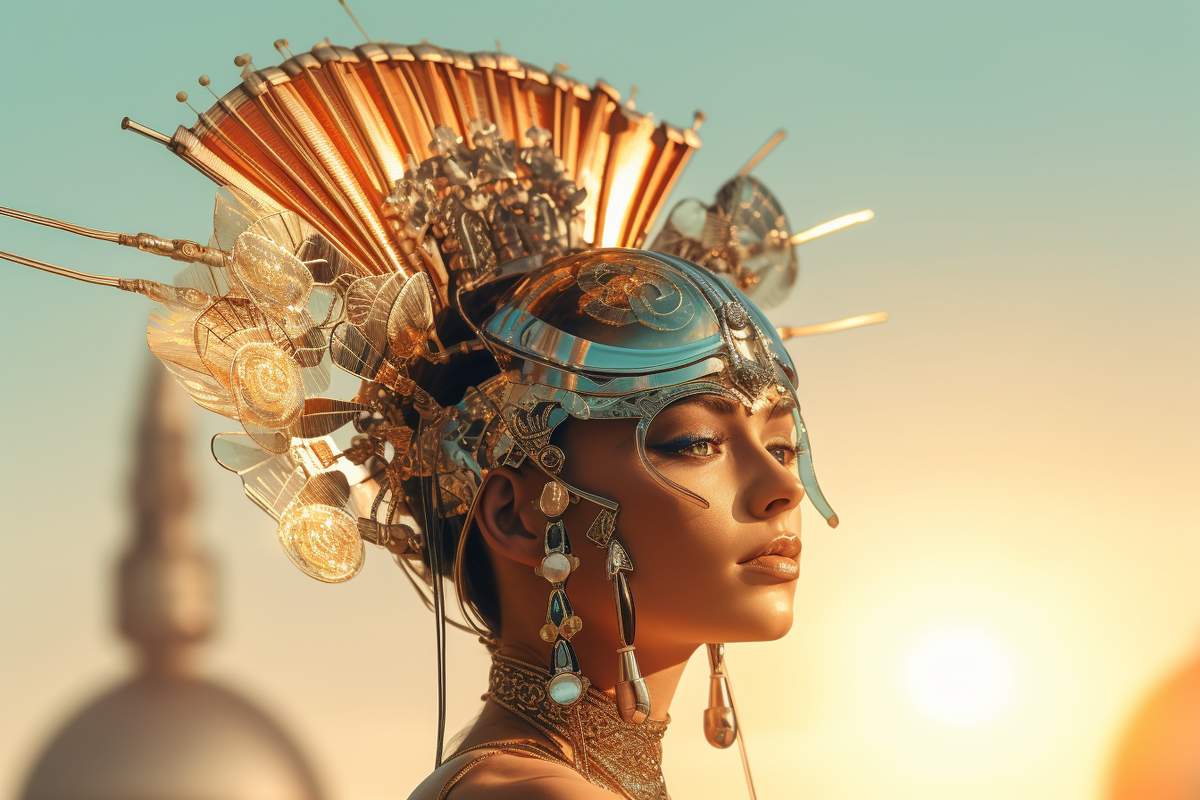 богиня создано в нейросети midjourney