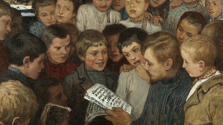 Сельская школа. Н.П. Богданов-Бельский