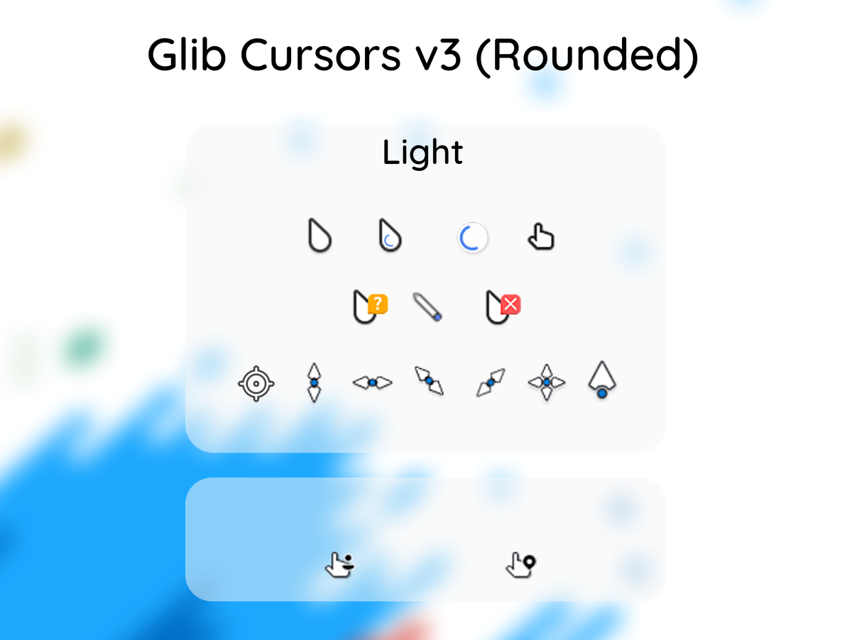 Glib cursors v3 windows 11 