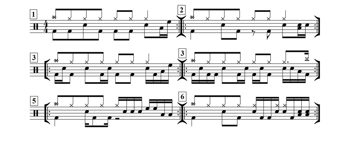 6 коротких панчевых заполнений