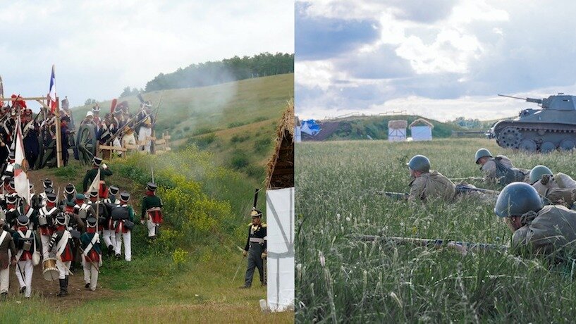     Под Красноярском прошёл фестиваль «Енисейский форпост» с ярмарками и реконструкцией различных событий — от рыцарских поединков до операции «Багратион» во времена Великой Отечественной войны.