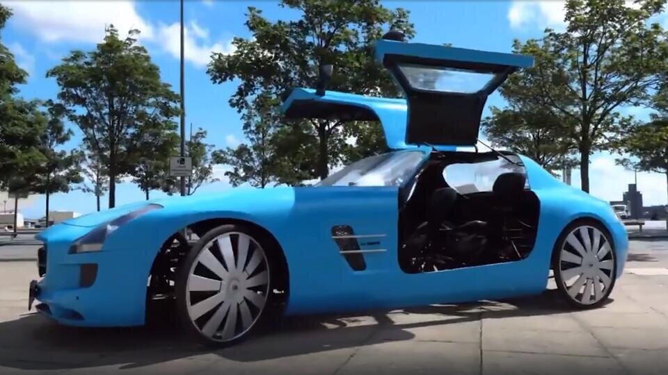 мерседес sls amg electric drive