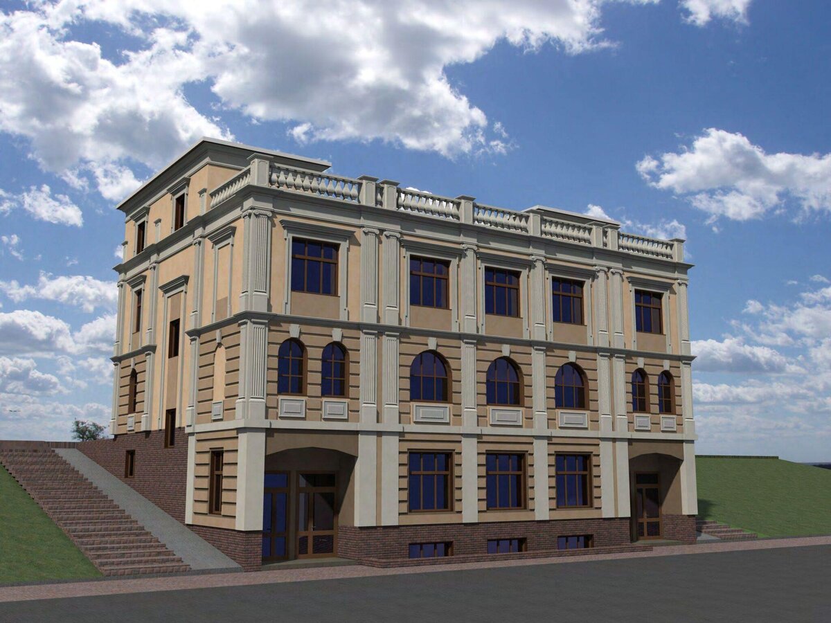 Так будет выглядеть "Сталин-центр", строительство которого началось в г. Бор Нижегородской области. 