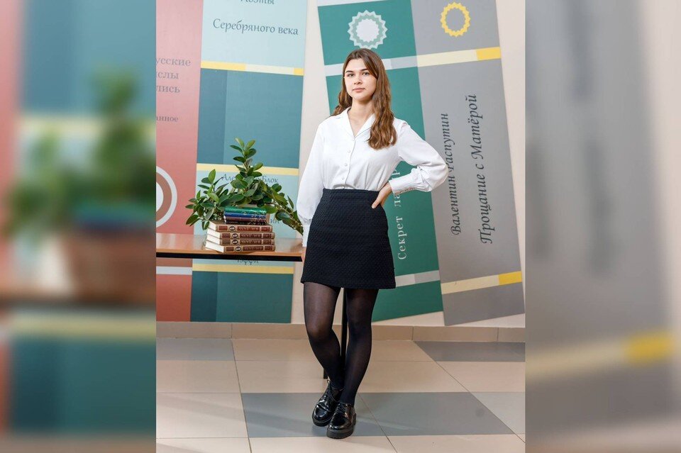    Девушка стала единственной в регионе с оценкой "5" по китайскому языку. Фото предоставлено героиней публикации.