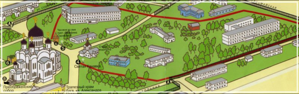 План панорама свято троицкого серафимо дивеевского монастыря