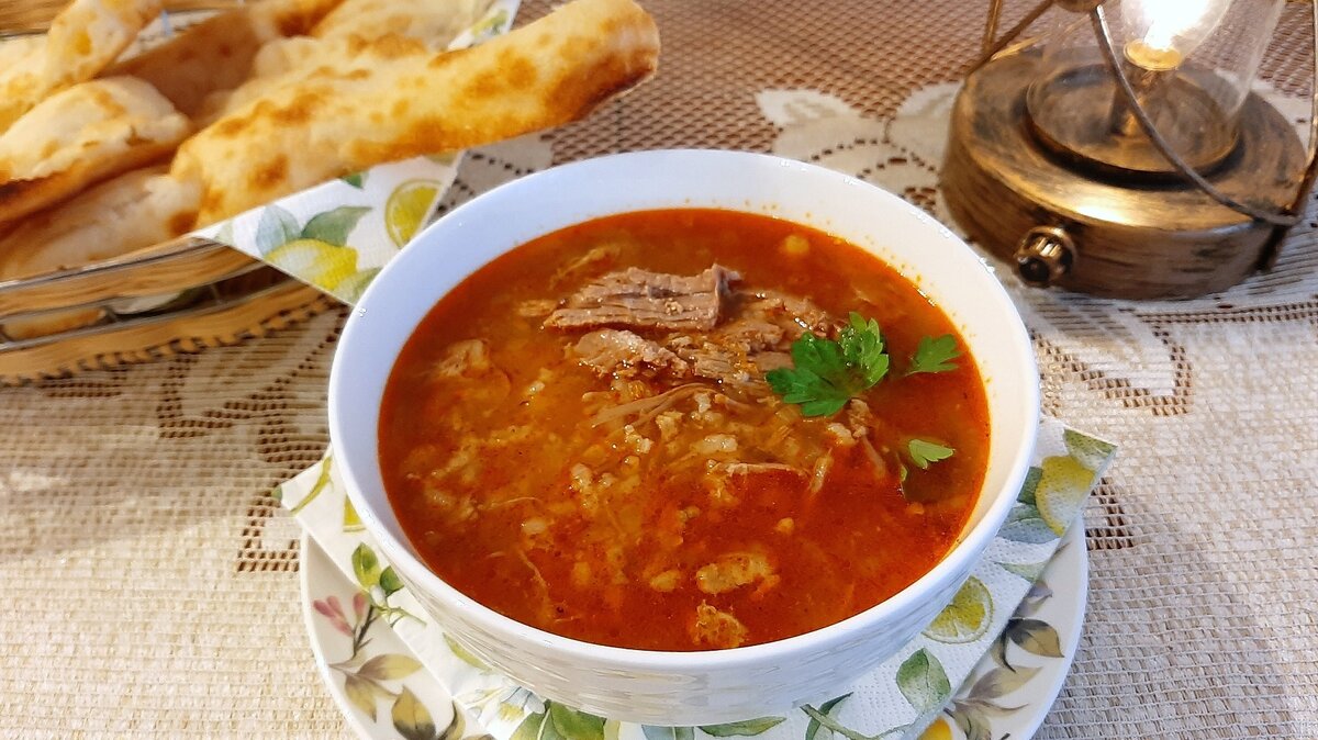 Мацони Ресторан - Суп харчо - классический рецепт