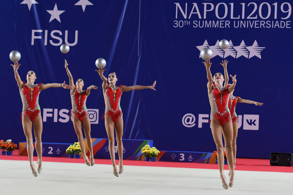 Художественная гимнастика России на Универсиаде 2019 года в Неаполе |  Художественная гимнастика 5sisters | Дзен
